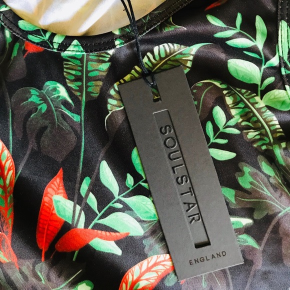 SOUL STAR England NWT Tropical Tank TOP 7/8 - Picture 5 of 11